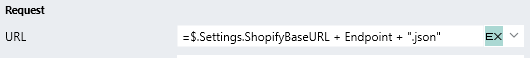 Settings for base URL