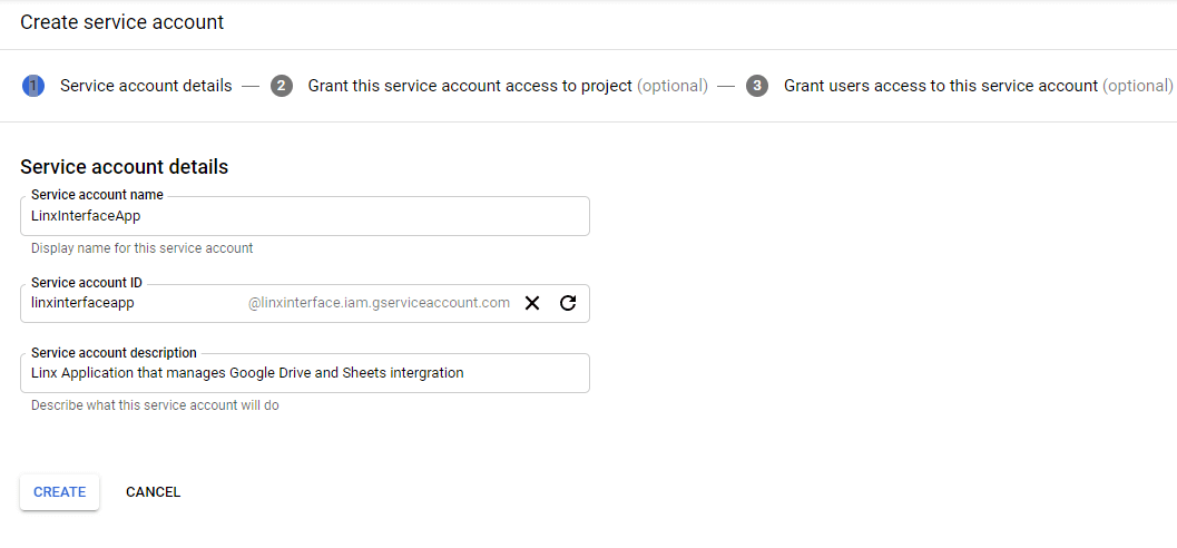 createserviceaccount