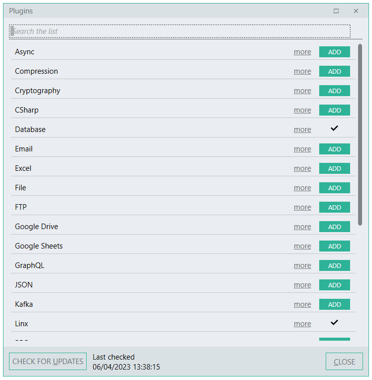 Add Plugins Example