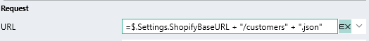Settings for base URL