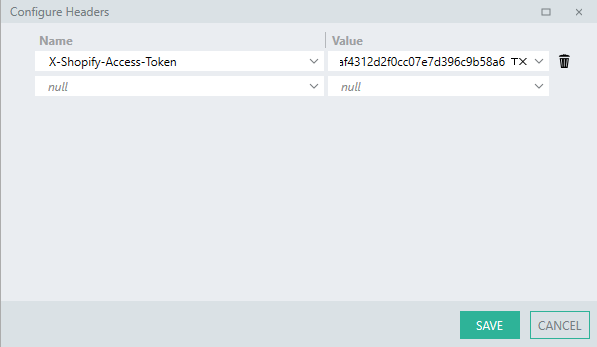 Add access token to header of CallRESTEndpoint