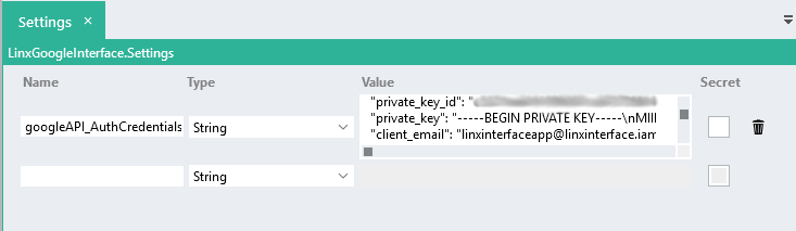 linxconfiguration